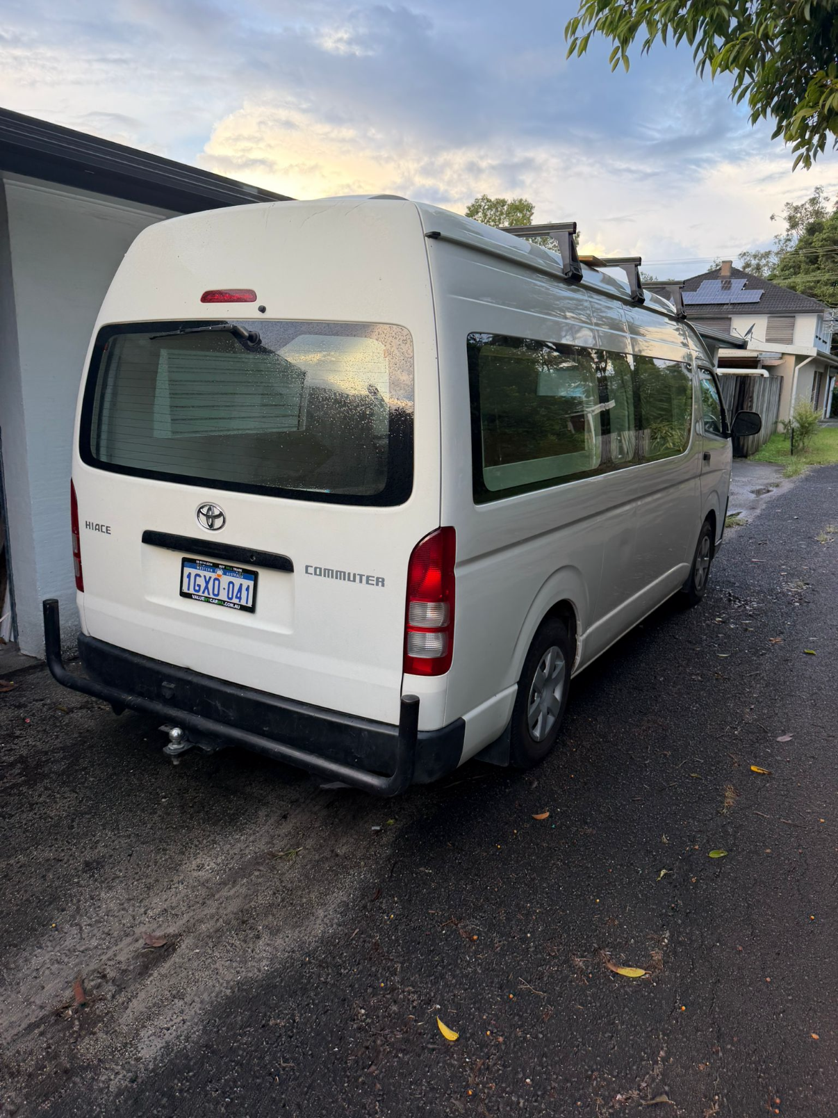 Jorge — Toyota Hiace Commuter rear exterior view